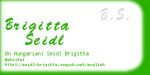 brigitta seidl business card